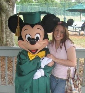 Stephanie with Mickey