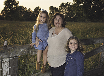 Kerri Emig with daughters