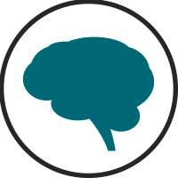 realistic brain icon