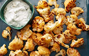 Buffalo Roasted Cauliflower