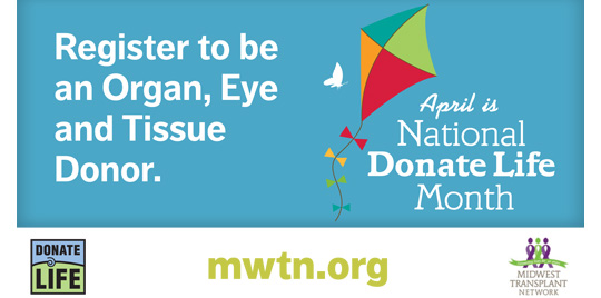 April is National Donate Life Month