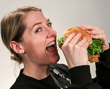 Mikaela Groff with a Tenderloin