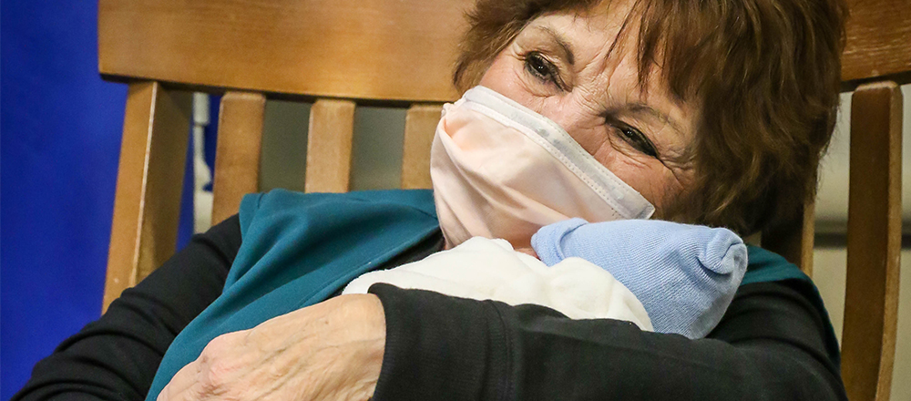 Volunteers Snuggle Tiniest Patients