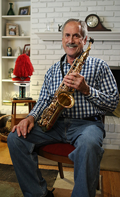 John with saxaphone