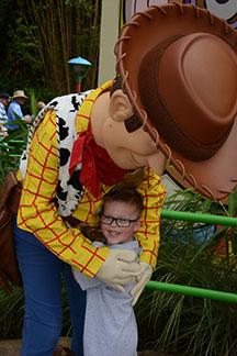 Tommy with Woody