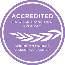 American Nurses Credentialing Center Accredited Practice Transition Logo