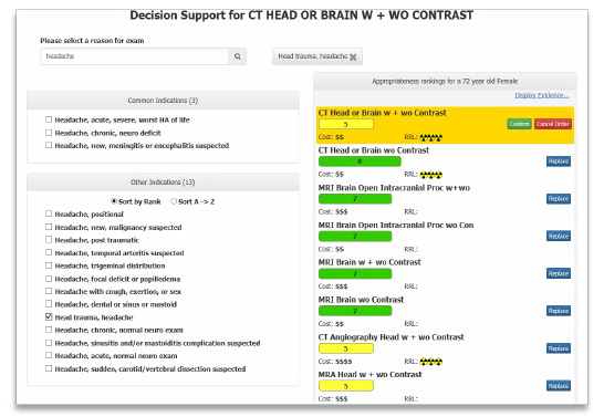 CT for head or brain