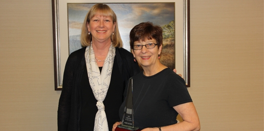 Mary Calvert is the 2014 Employee of the Year